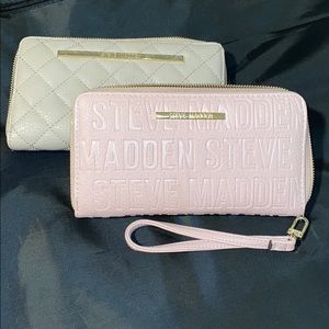 Two Steve Madden wallets w strap